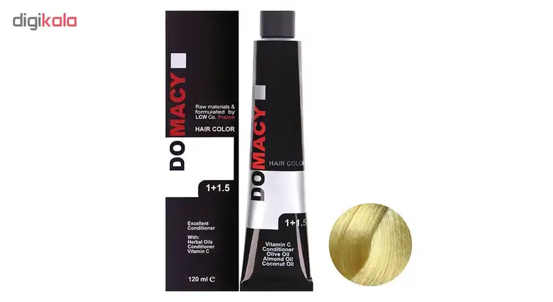 رنگ مو دوماسی سری طلایی شماره 9.3 حجم 120 میلی لیتر رنگ بلوند طلایی روشن