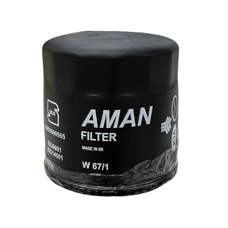   فیلتر روغن خودرو امان مدل AFL 0101 مناسب برای مزدا 323