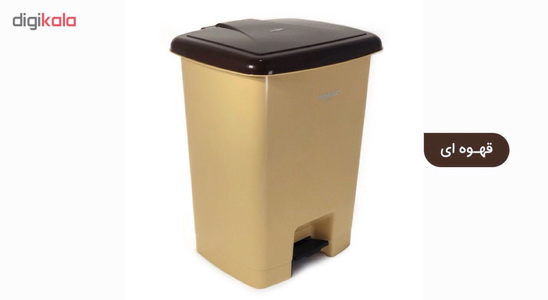 سطل زباله پدالی ممتاز پلاستیک مدل 710 ظرفیت 7 لیتری
