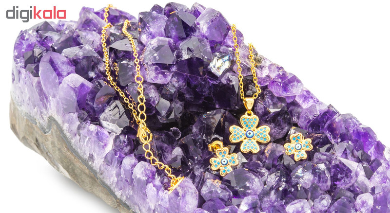 نیم ست زد جی جولری مدل گل چشم نظر نیم ست زد جی جولری مدل گل چشم نظر