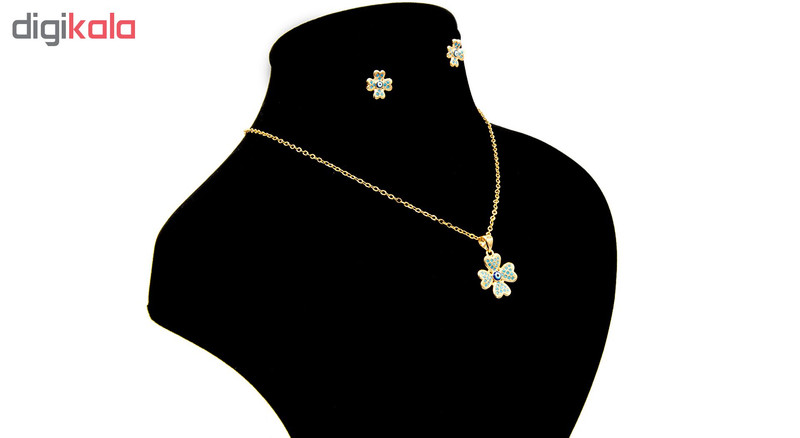 نیم ست زد جی جولری مدل گل چشم نظر نیم ست زد جی جولری مدل گل چشم نظر