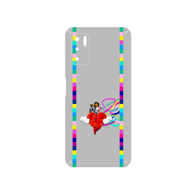 برچسب پوششی ماهوت مدل Collage of Heartbreak مناسب برای گوشی موبایل شیائومی Redmi Note 10 5G