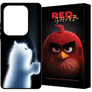  RED GHAB RCHAPN13P Cover For Xiaomi Redmi Note 13 Pro 4G / Poco M6 Pro 4G