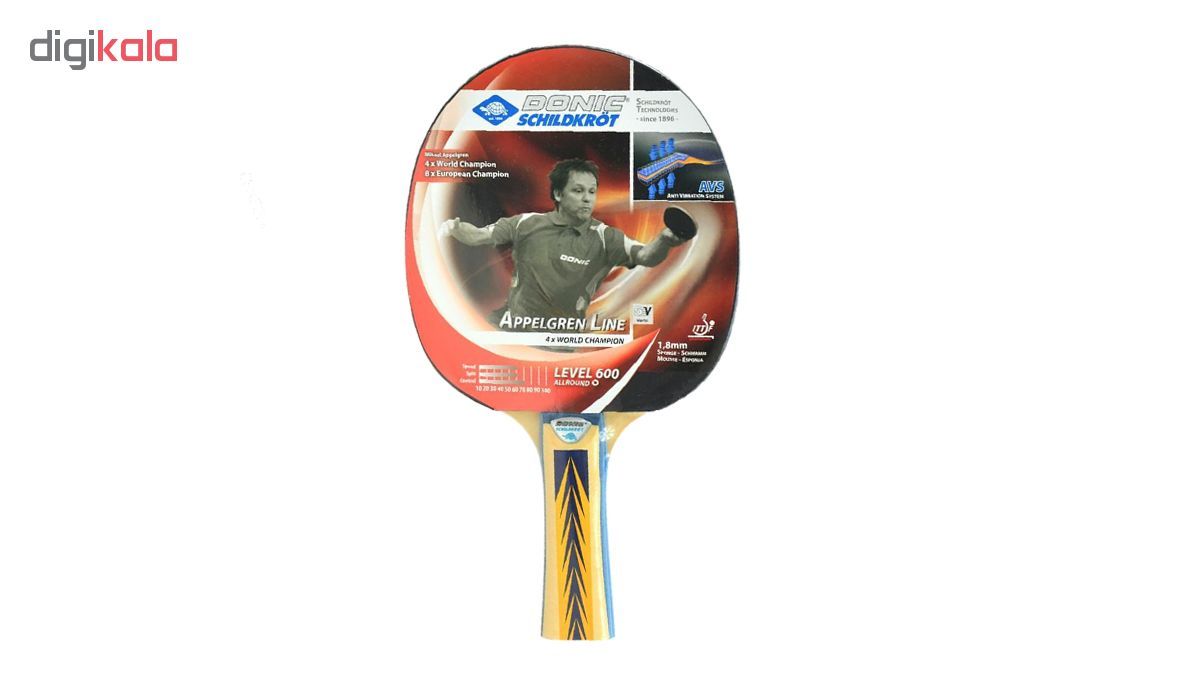 راکت پینگ پنگ دانیک شیلدکروت مدل appelgren 600 -  - 2
