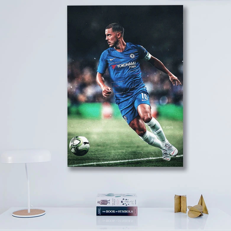 تابلو شاسی گالری استاربوی طرح ادن هازارد مدل Chelsea 01