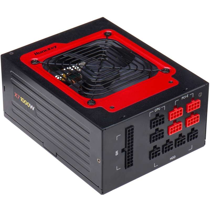 منبع تغذیه کامپیوتر هانت کی مدل X7 1000W منبع تغذیه کامپیوتر هانت کی مدل X7 1000W