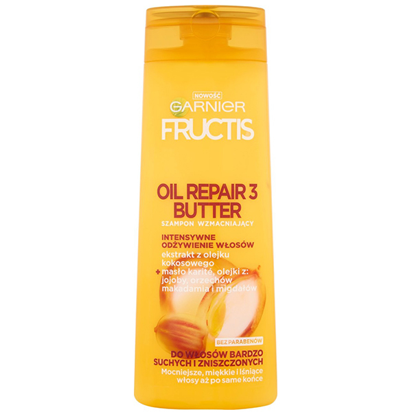شامپو مو گارنیه مدل OIL REPAIR 3 BUTTER حجم 400 میلی لیتر