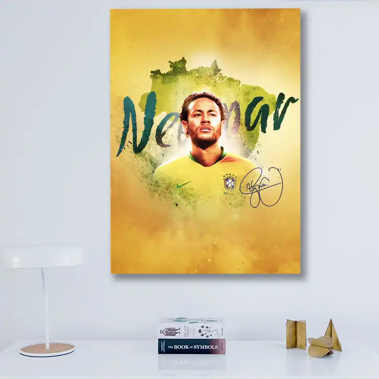 تابلو شاسی گالری استاربوی طرح نیمار مدل Amazing 64