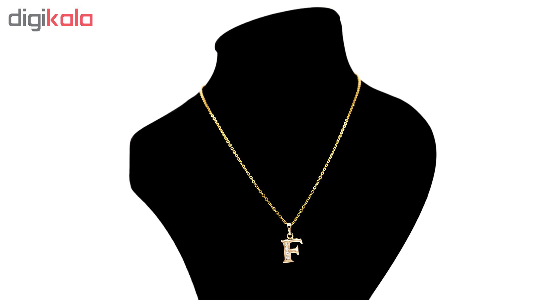 گردنبند بهارگالری مدل حرف F
