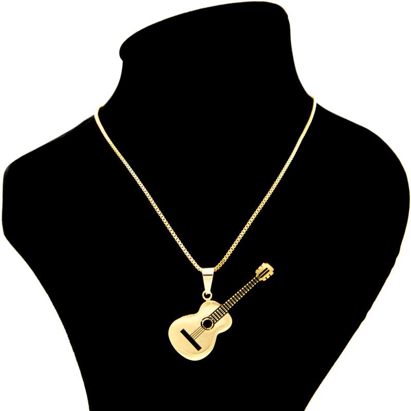 گردنبند بهارگالری طرح گیتار کد 202043 گردنبند بهارگالری طرح گیتار کد 202043