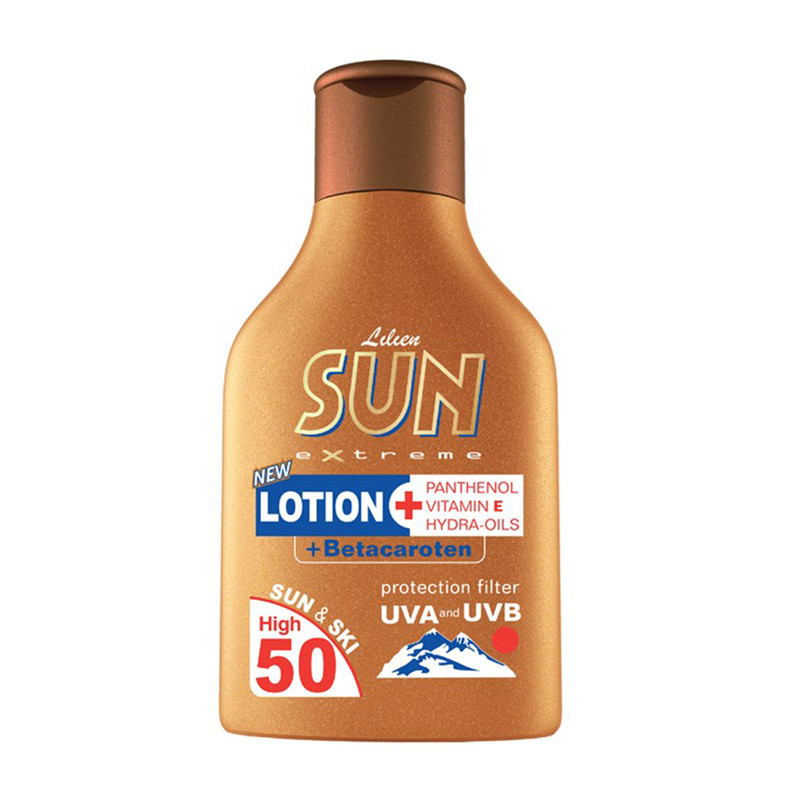 لوسیون ضد آفتاب لیلین سان اکتیو مدل Sun And Ski حجم 110 میلی لیتر لوسیون ضد آفتاب لیلین سان اکتیو مدل Sun And Ski حجم 110 میلی لیتر