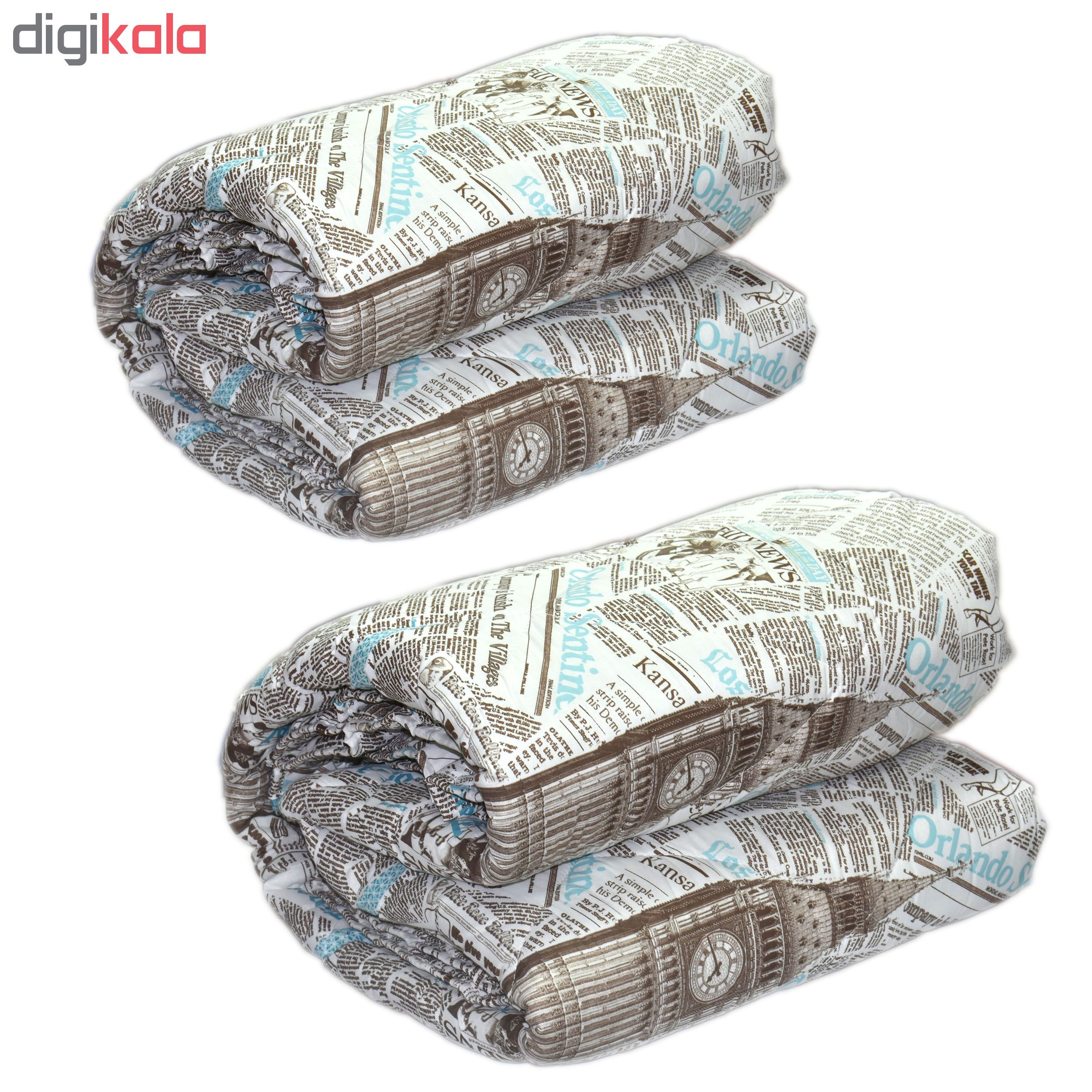 لحاف کوپن سری هدیه کد 15 دو نفره بسته 2 عددی