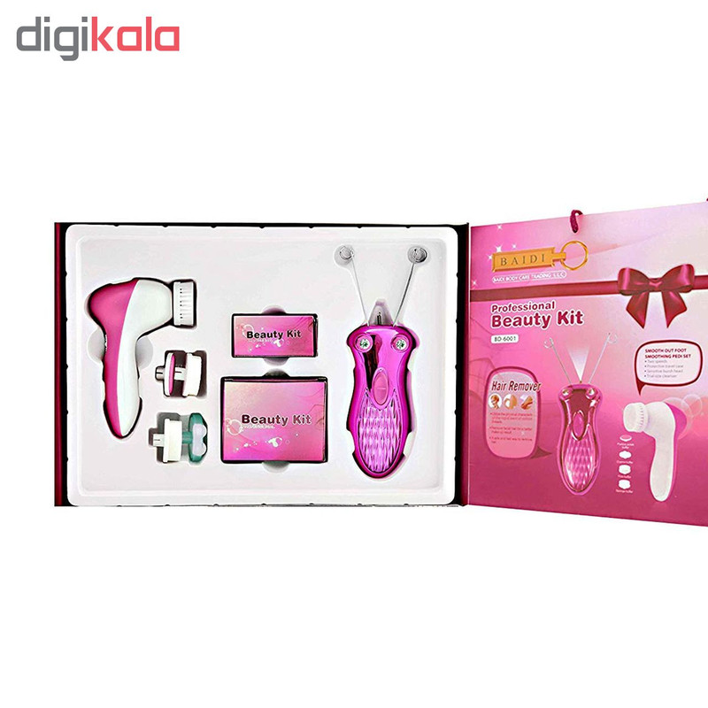 بند انداز و برس پاکسازی صورت بایدی مدلBeauty Kit bd - 6001 بند انداز و برس پاکسازی صورت بایدی مدلBeauty Kit bd - 6001