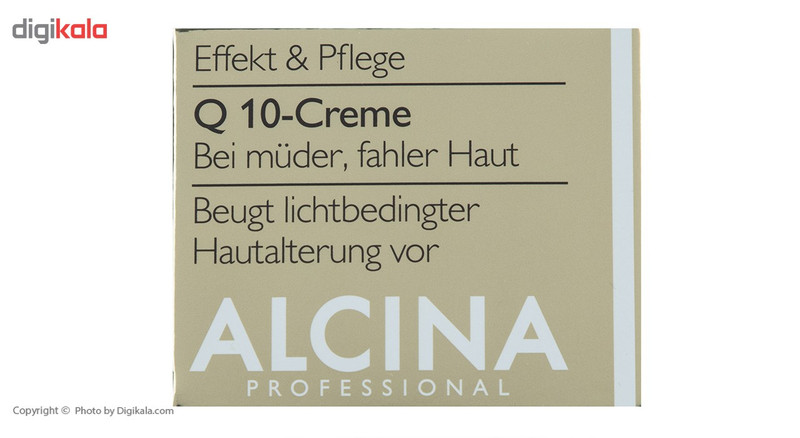 کرم ضد چروک آلسینا مدل کیو 10 حجم 50 میلی لیتر