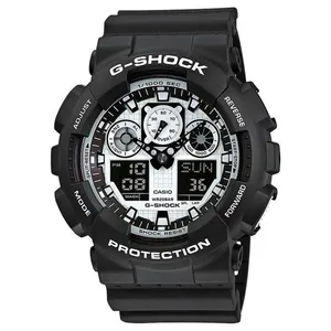 ساعت مچی عقربه ای مردانه کاسیو مدل GA-100BW-1ADR