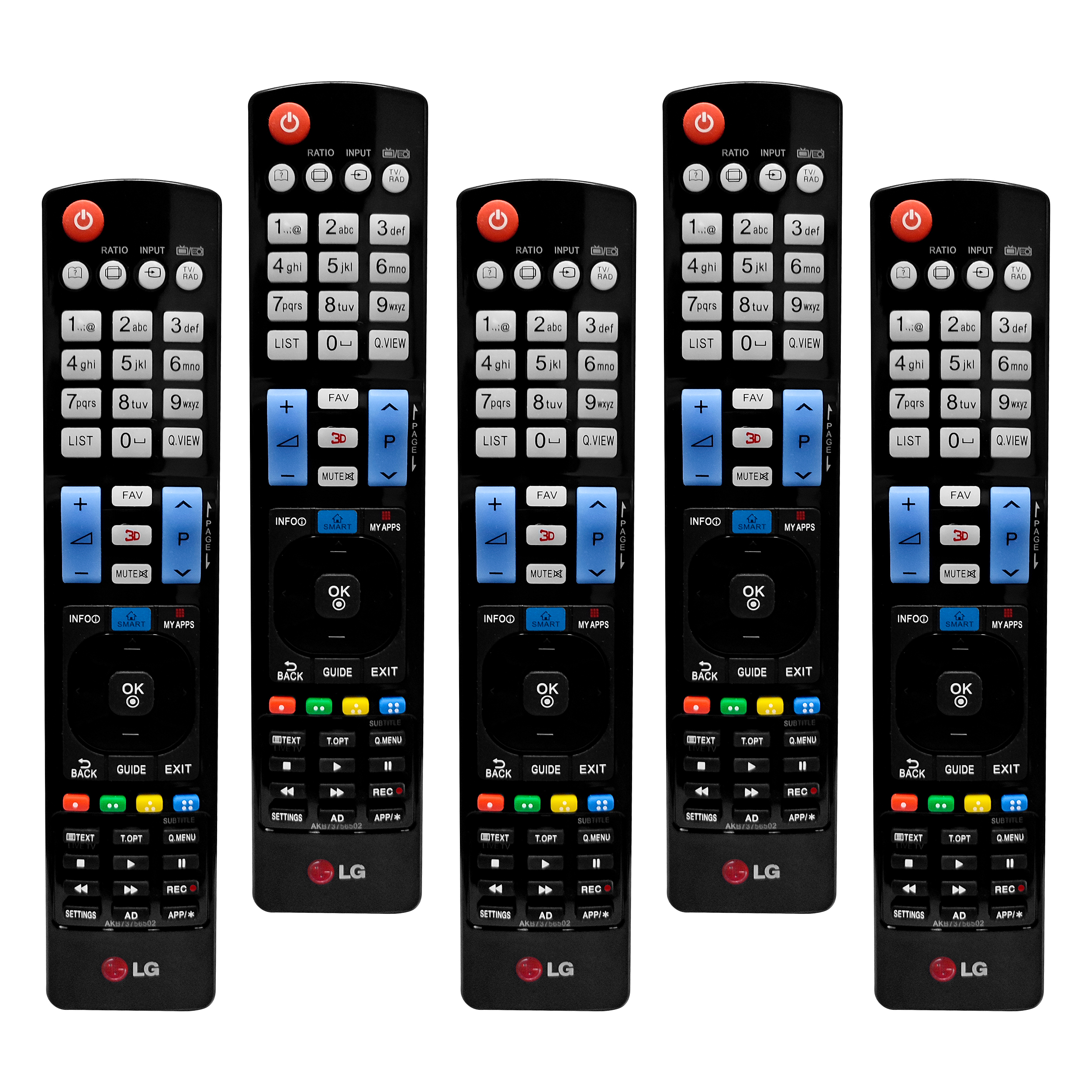 ریموت کنترل ال جی 930 بسته 5 عددی