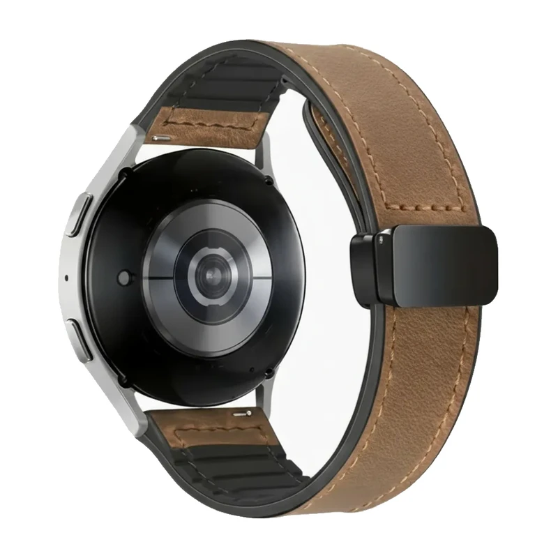 بند آکوآرا مدل SFT Leather AK مناسب برای ساعت هوشمند شیائومی آی می لب W02 22mm