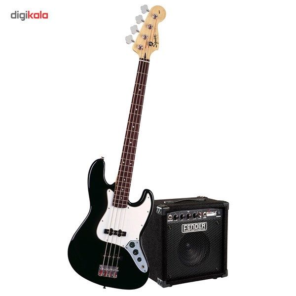 پکیج گیتار باس فندر مدل Squier Affinity Jazz Bass Black