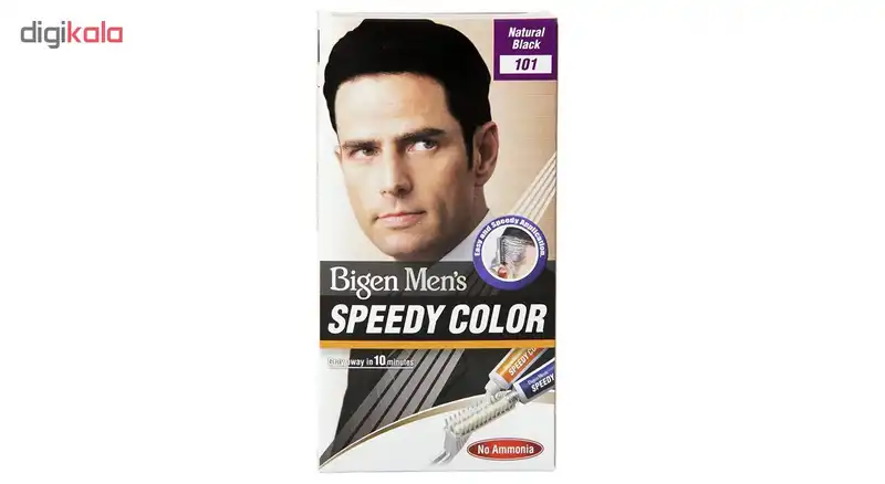 کیت رنگ مو بیگن سری speedy colour مدل natural black شماره 101