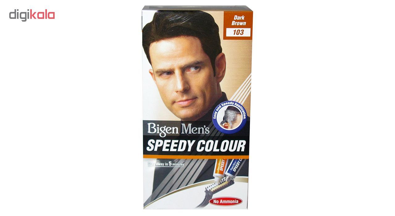 کیت رنگ مو بیگن سری speedy colour مدلdark brown شماره 103 -  - 2