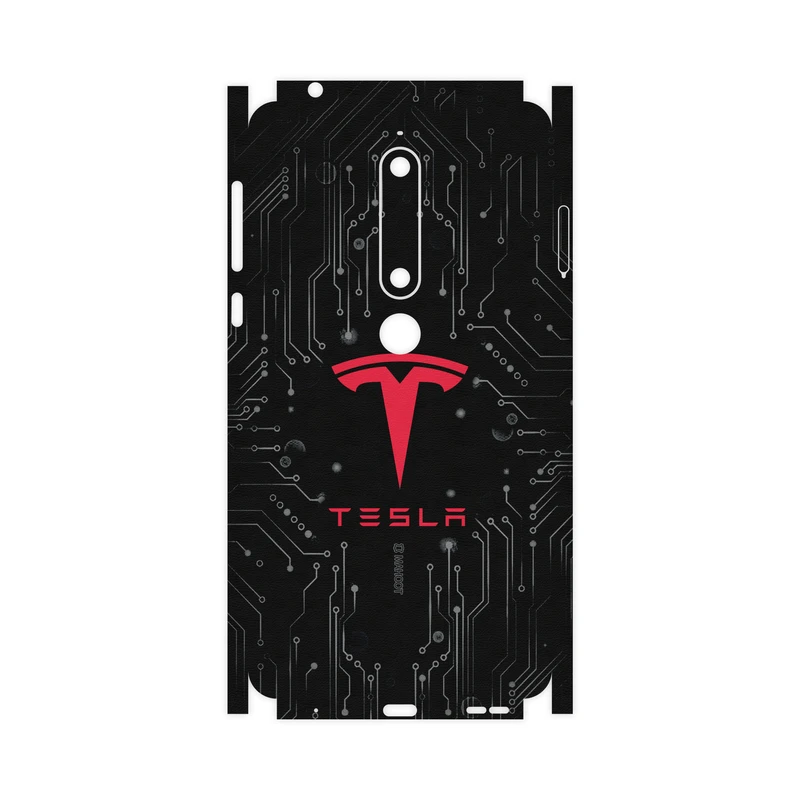 برچسب پوششی ماهوت مدل TESLA-Motors-FullSkin مناسب برای گوشی موبایل نوکیا 6.1