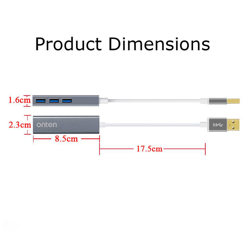 هاب 4 پورت USB3.0 اونتن مدل OTN-5220