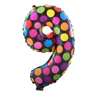 بادکنک فویلی مدل اعداد کد N-9