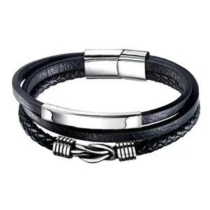 دستبند مردانه گالری شمرون مدل BNG561S0