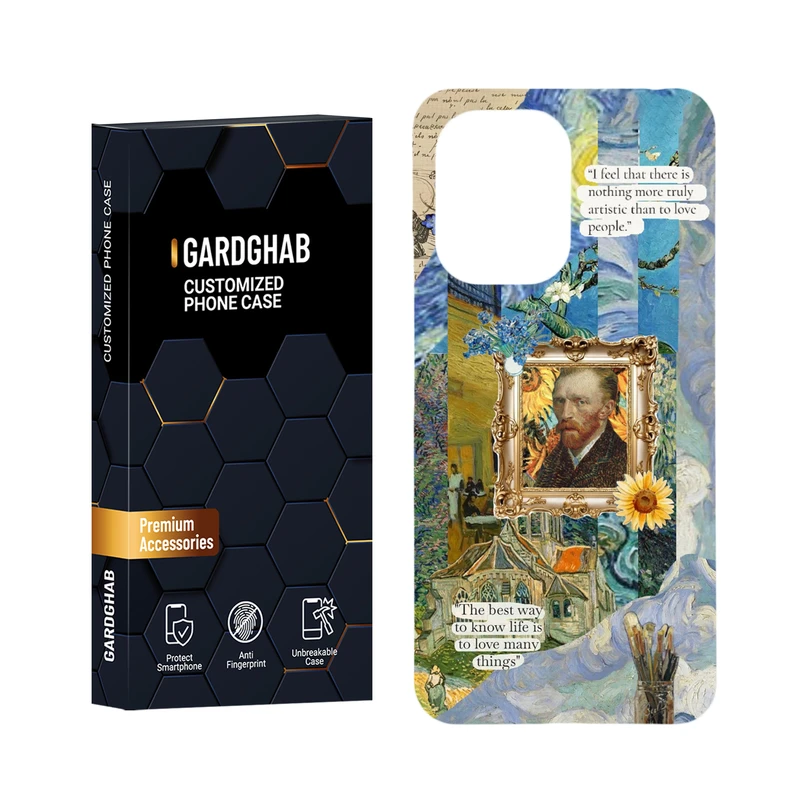 کاور گارد قاب مدل هنری مناسب برای گوشی موبایل شیائومی Redmi 13C 4G / Poco C65