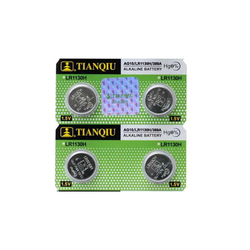 باتری ساعت تیانکیو مدل AG10 – LR 1130 H - Original  بسته چهار عددی