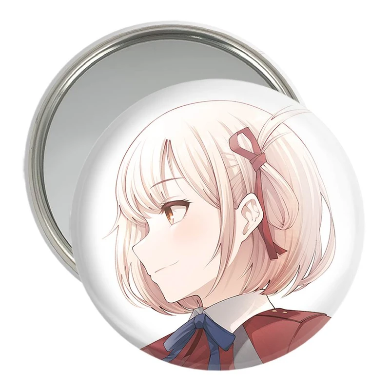 آینه جیبی خندالو مدل چیساتو انیمه لیکوریس ریکویل کد 23028