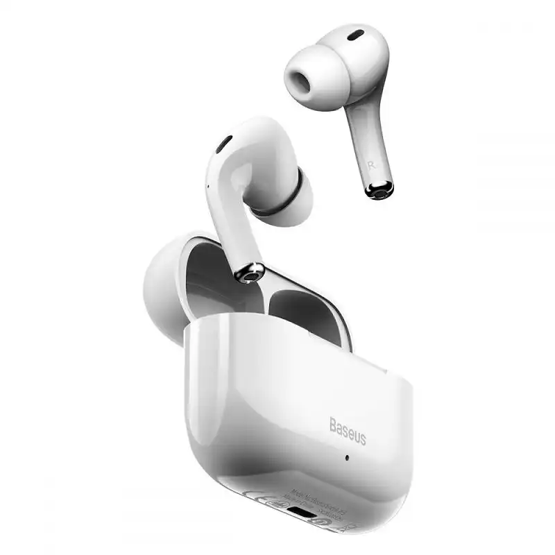 هدست باسئوس مدل MAH Baseus W3 TWS Wireless Earbuds Bluetooth 5.0 Noise Cancellation In-Ear True Wireless Earphones HIFI Stereo Built-In Microphone IPX5