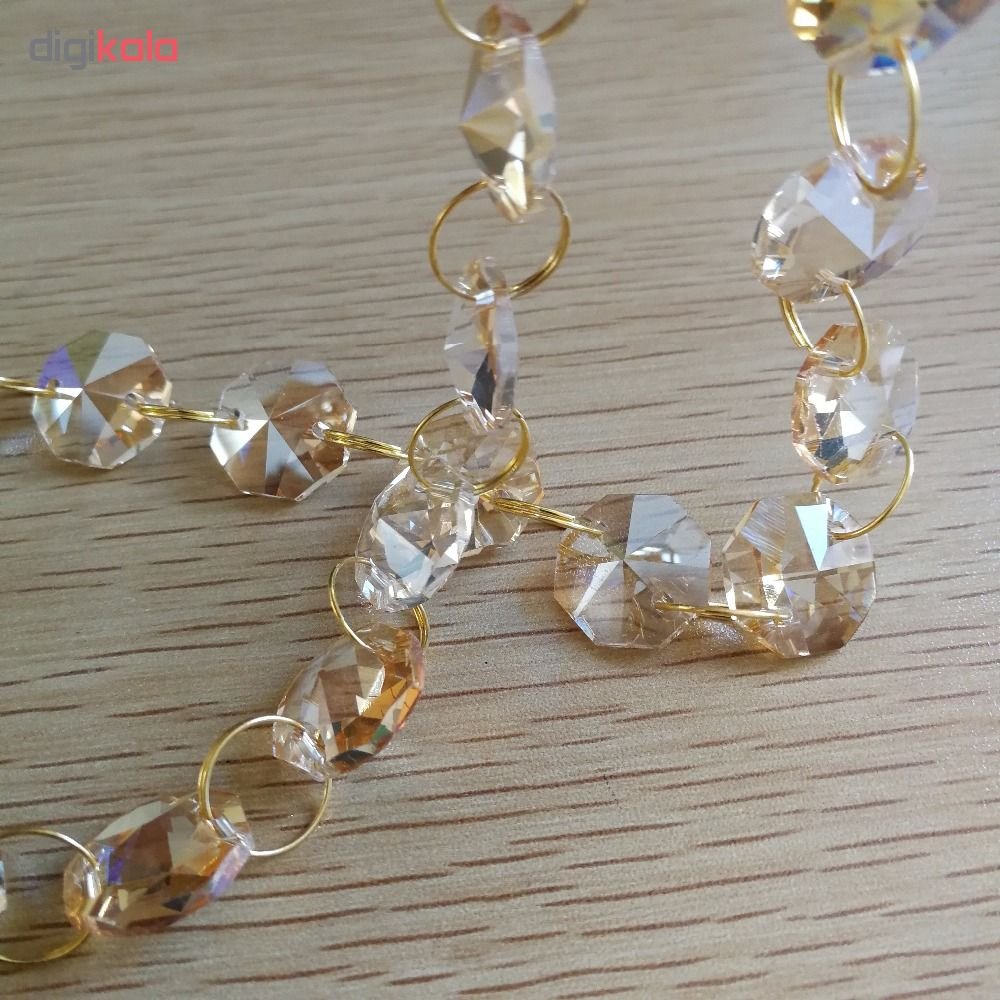 حلقه گیره کریستال لوستر کد 10014 بسته 1500 عددی