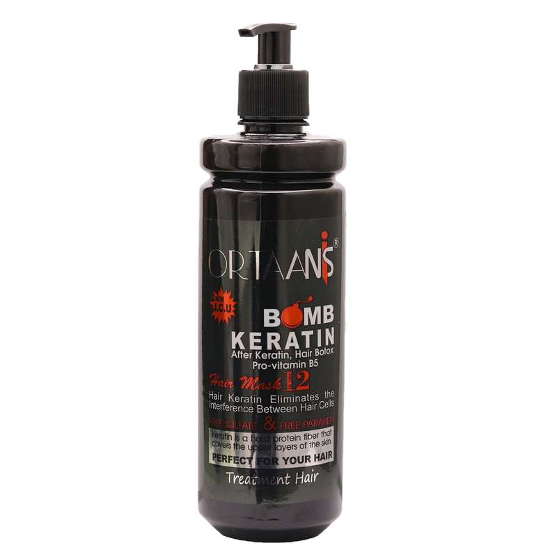 ماسک مو اورتانیس مدل پرو کراتینه حجم 500 میلی لیتر