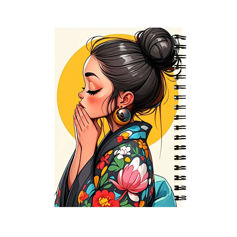 دفتر مشق 60 برگ طرح دخترونه فانتزی کد 520