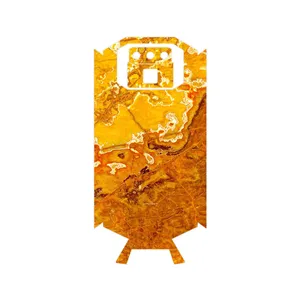 MAHOOT Gold Marble Cover Sticker for Doogee S70