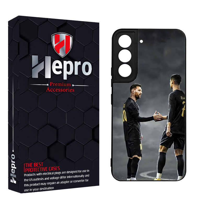 کاور هپرو طرح مسی رونالدو کد TPU-137 مناسب برای گوشی موبایل سامسونگ Galaxy S22