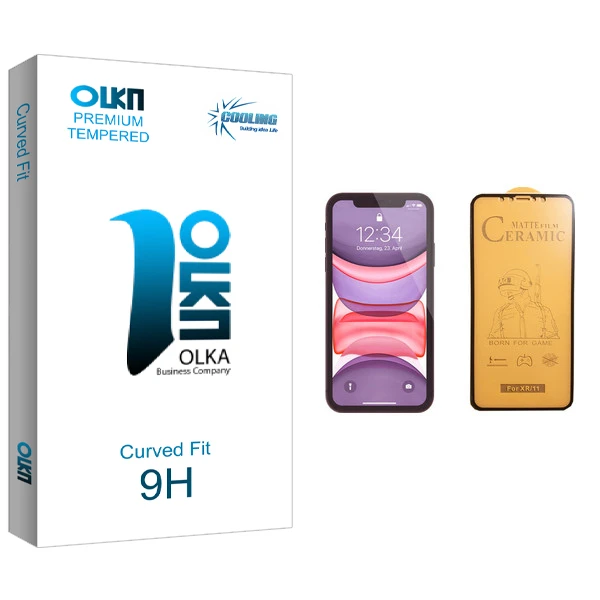 محافظ صفحه نمایش سرامیکی کولینگ مدل Olka glass مناسب برای گوشی موبایل اپل iPhone 11
