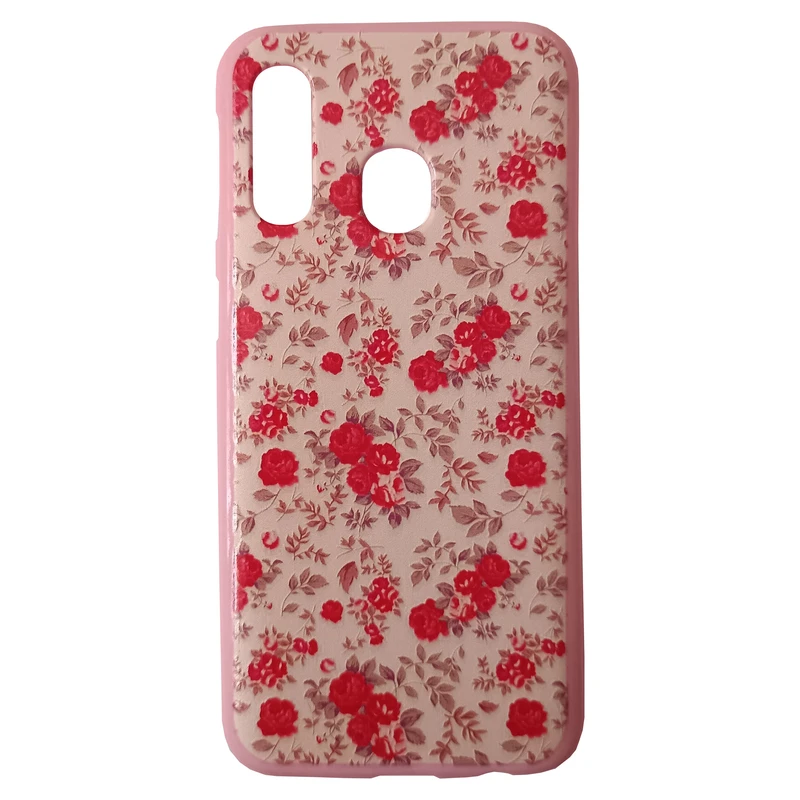 کاور مدل سیلیکونی کد 08 طرح گل مناسب برای گوشی موبایل سامسونگ Galaxy A40