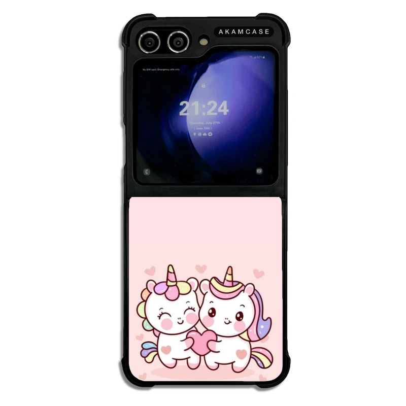 کاور آکام مدل AMCWSGZFLIP5-UNICORN10 مناسب برای گوشی موبایل سامسونگ Galaxy Z Flip 5