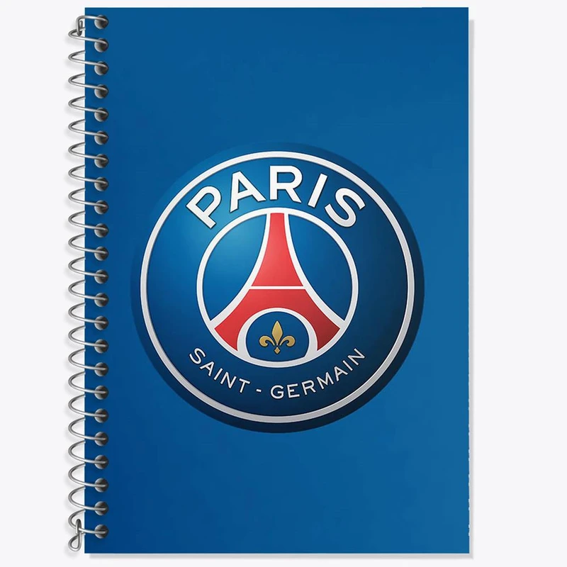 دفتر زبان 50 برگ خندالو مدل سه خط طرح باشگاه پاری سن ژرمن کد 26890