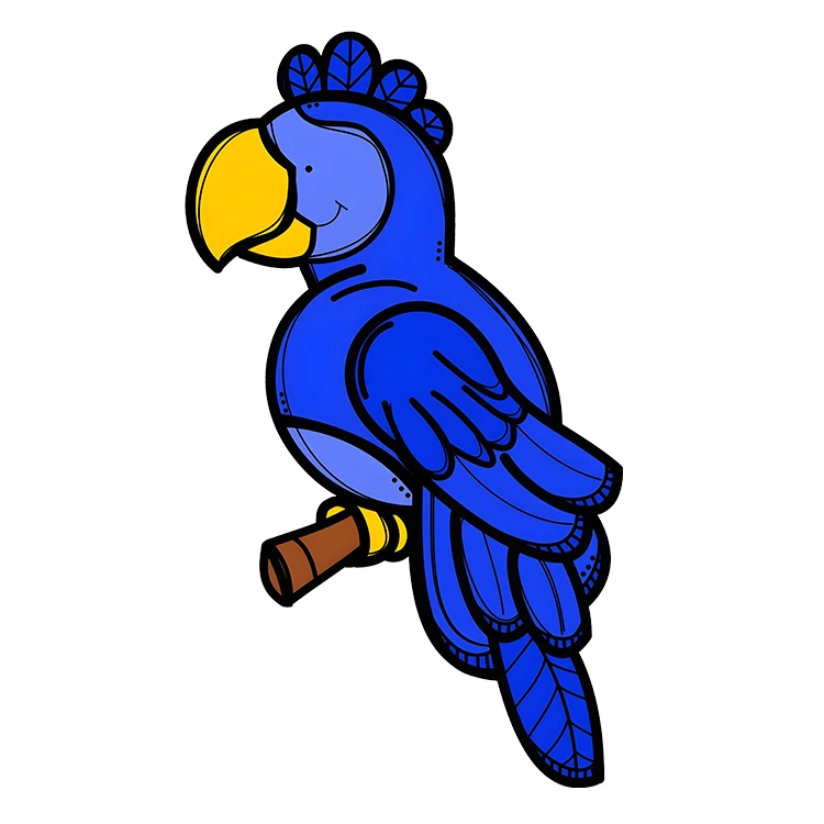 استیکر پارچه و لباس پاد آفرین مدل کارتونی کیوت فانتزی بامزه کد S3458