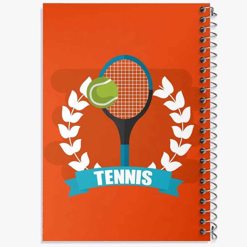 دفتر ژورنال نویسی 50 برگ خندالو مدل نقطه ای طرح تنیس Tennis کد 26632