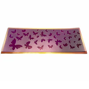 ابزار تزیین کیک پاستیلو مدل استنسیل پروانه