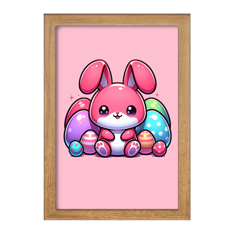 تابلو خندالو مدل خرگوش کیوت کد F7724