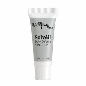 ضد آفتاب فلوئیدی بی رنگ صورت و بدن راهکارهای اولین میو PA+++ SPF 50 مدل ِdaily defense محافظ در برابر UVA,UVB مناسب برای انواع پوست حجم 5 میلی لیتر