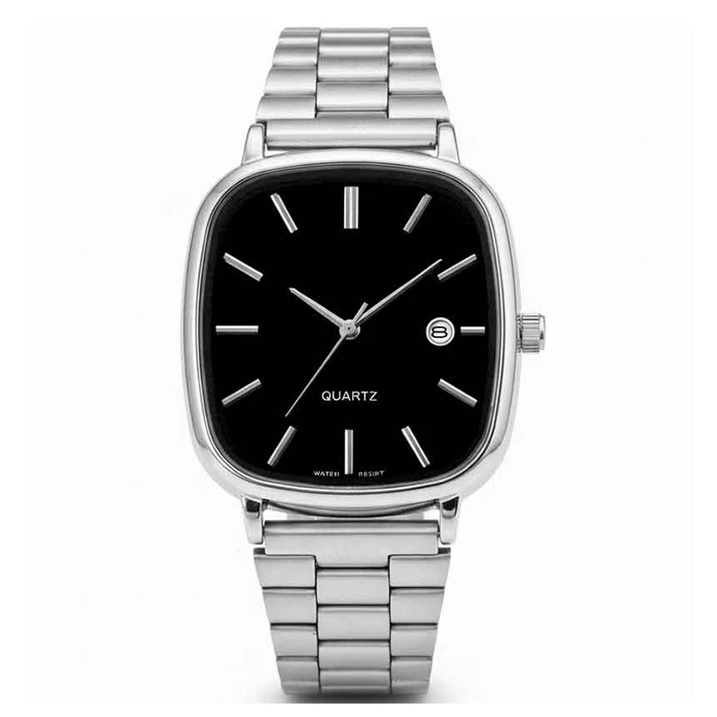 ساعت مچی عقربه‌ای کوارتز مردانه مدل کلاسیک بند ریلی کد OLD-SB