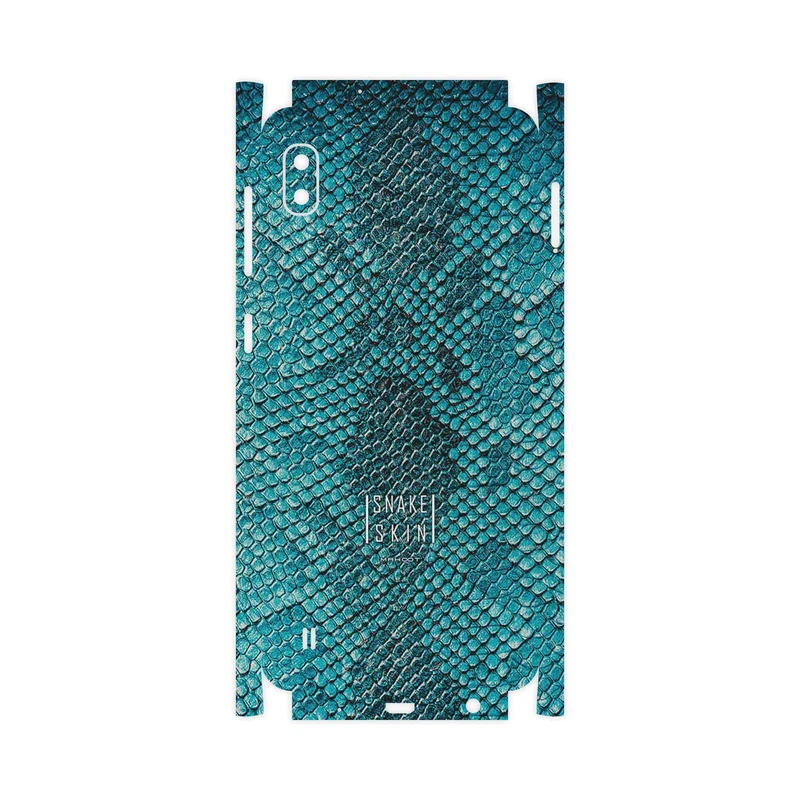 برچسب پوششی ماهوت مدل Blue Snake Skin-FullSkin مناسب برای گوشی موبایل سامسونگ Galaxy A10