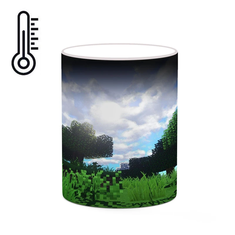 ماگ حرارتی کاکتی طرح ماینکرافت minecraft مدل mgh41483
