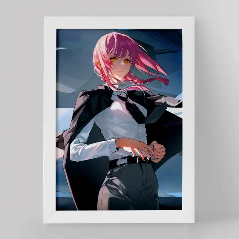 تابلو خندالو مدل ماکیما انیمه مرد اره ای کد 17950